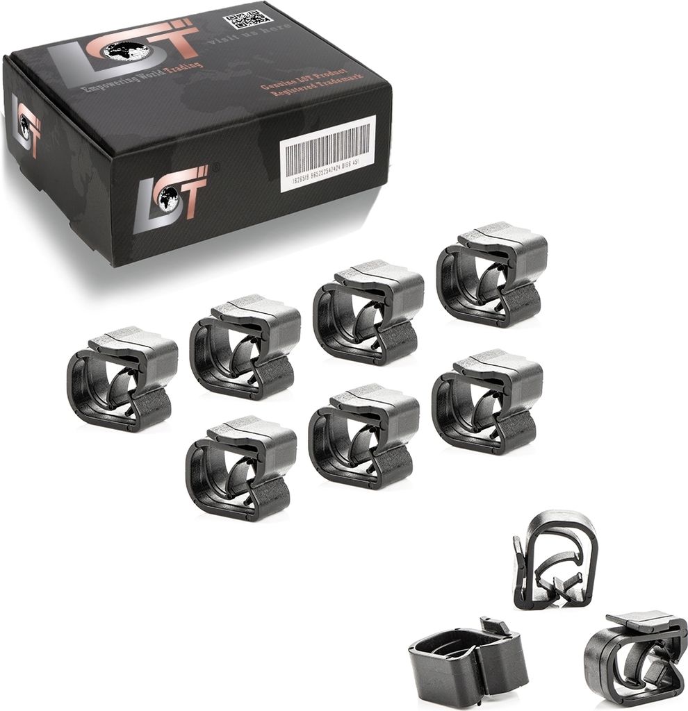10x KABELHALTER BEFESTIGUNG CLIP KLAMMER HALTER für Produktbild 