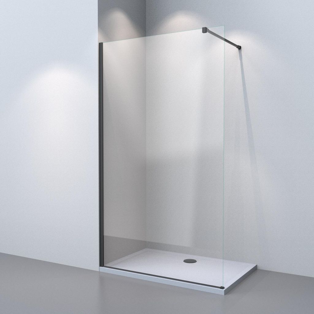 Walk In Dusche Duschabtrennung Duschwand Nano  ESG-Glas Produktbild 
