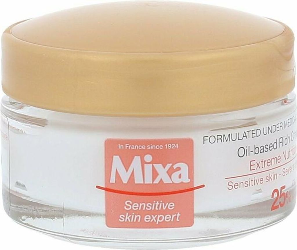 Mixa Extreme Nutrition Bogaty krem na bazie oleju 50 ml Zdjęcie produktu 