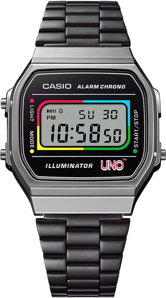 Casio Armbanduhr A168WEUC-1AER UNO™ Vintage digital Produktbild 