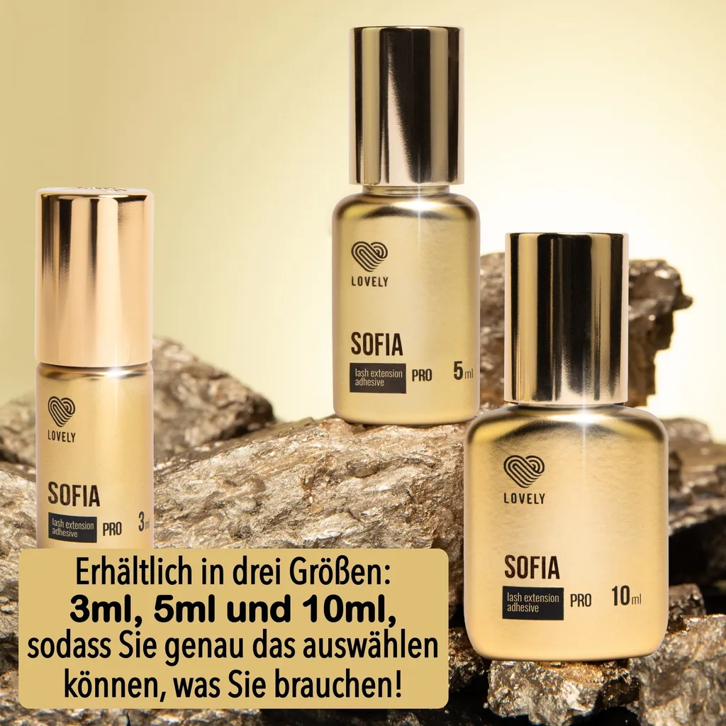 Colle Sofia Lovely 5ml à séchage rapide pour extensions de cils durables - 8