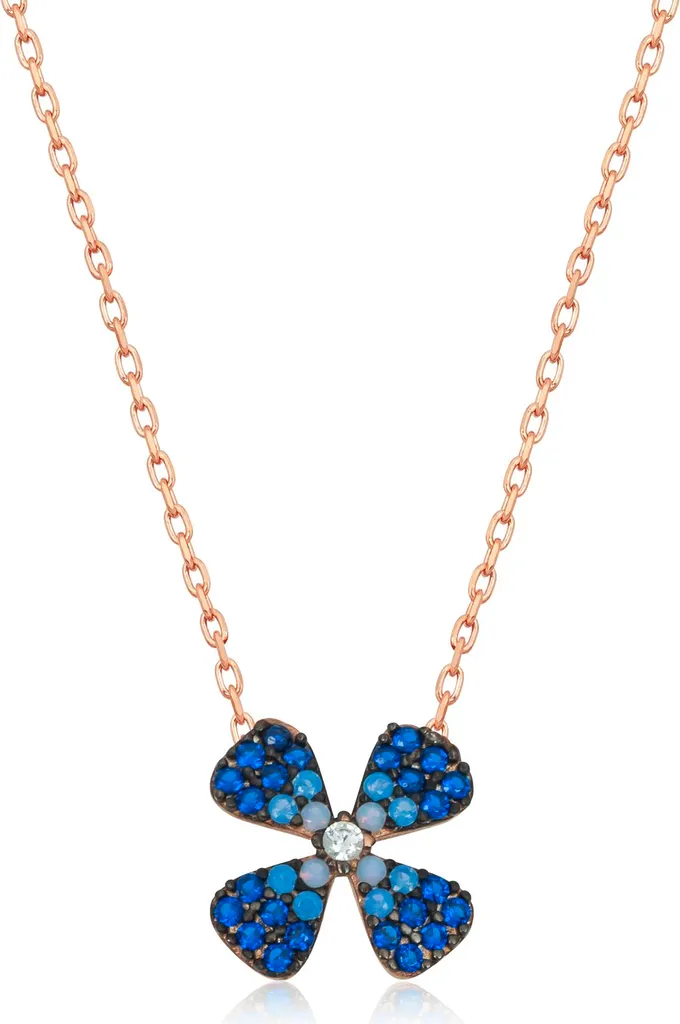 Collier trèfle argent 925 or rose : bijou durable et anti-ternissement