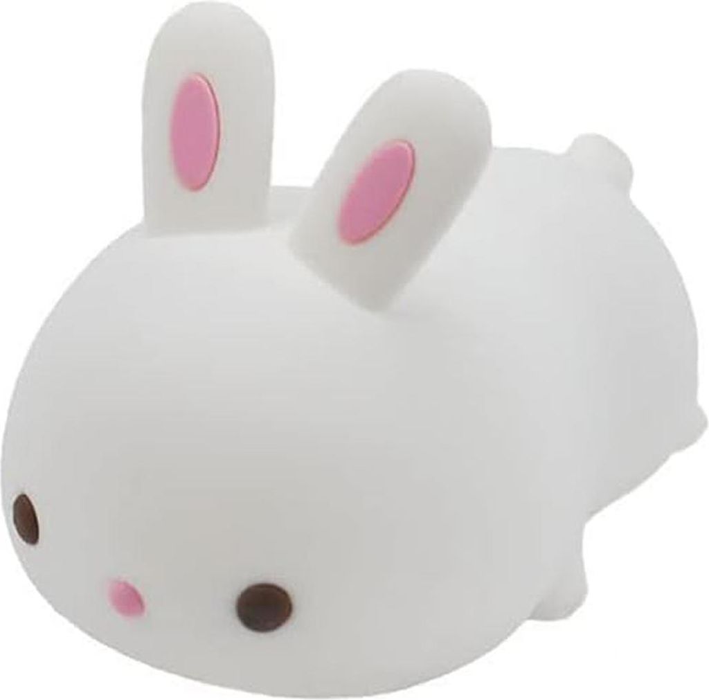 MODFU Nachtlichter Hase, LED Nachtlicht Hase, USB wiederaufladbares Nachtlicht, Dimmbare Nachtlampe, mit Farbwechsel, für Baby / Kinder / Schlafzi...