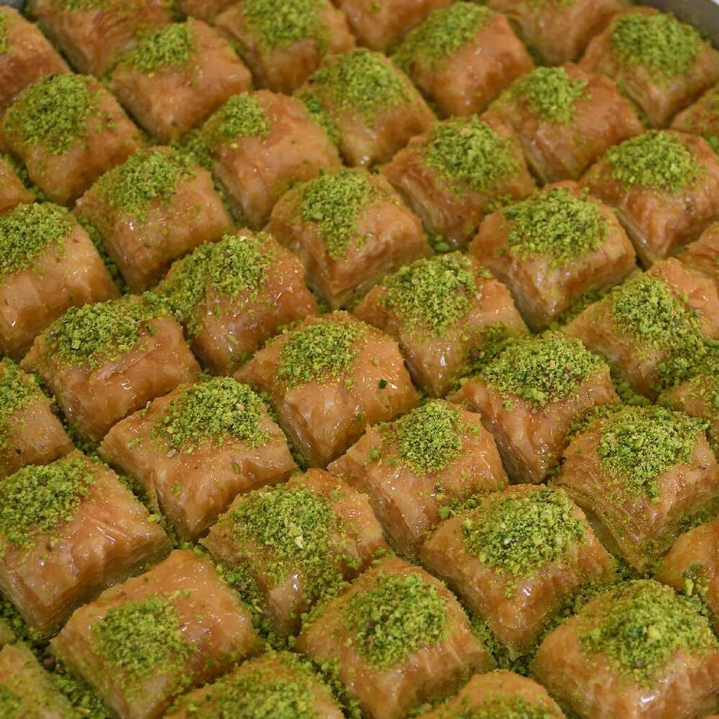 Baklava mit Pistazien nach traditionellem Hausrezept (500 gr.)