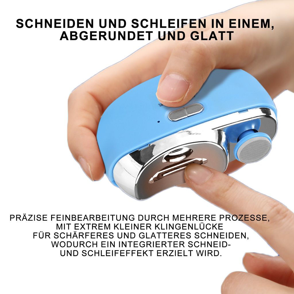 Elektrischer Nagelknipser 2-in-1, mit Nageltrimmer, Produktbild 4