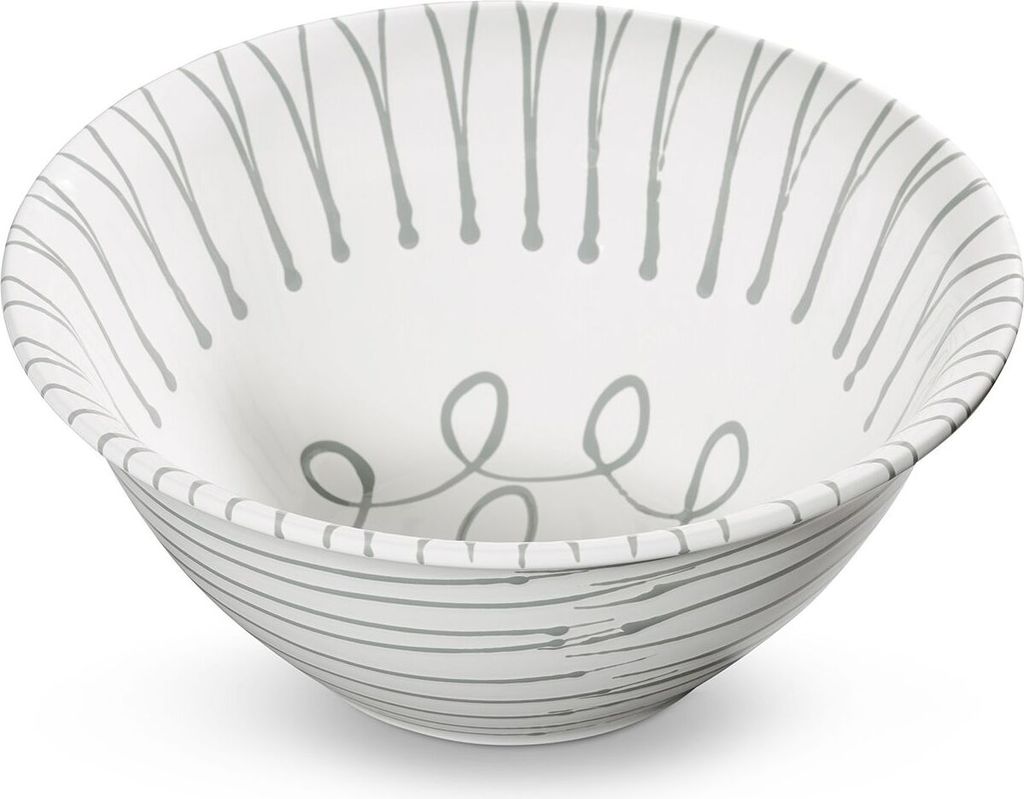 Gmundner Keramik Graugeflammt Salatschüssel 33cm