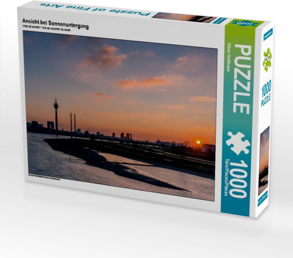 Calvendo Ansicht bei Sonnenuntergang 1000 Teile Puzzle quer 640x480mm, Hoffmann Klaus; 7360989