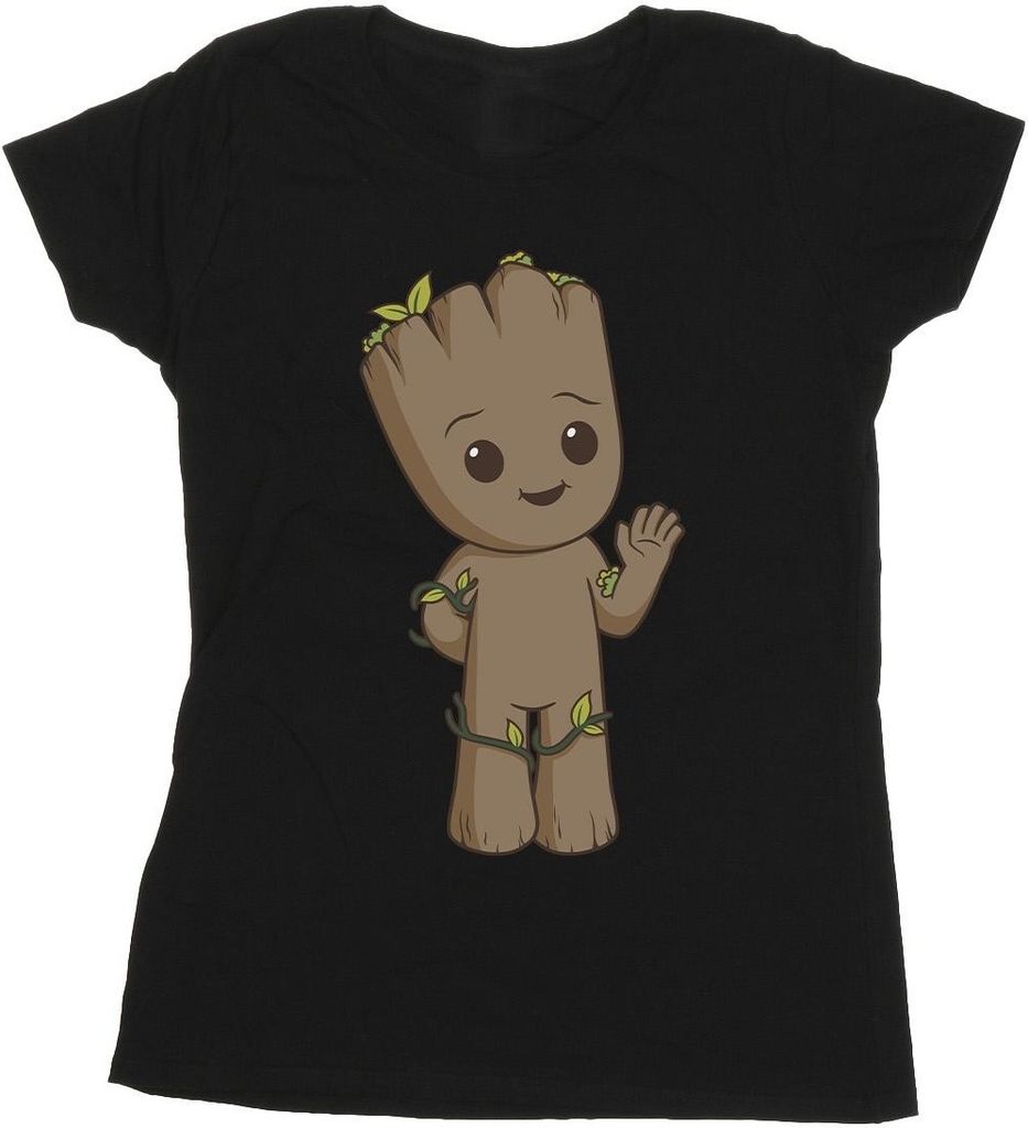 Marvel - "I Am Groot" T-Shirt für Damen BI30442 (XL) (Schwarz)