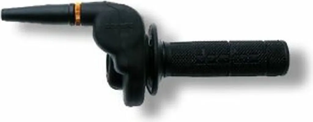 Poignée de gaz Domino Alu Sw 1-Zug noire pour moto 22mm