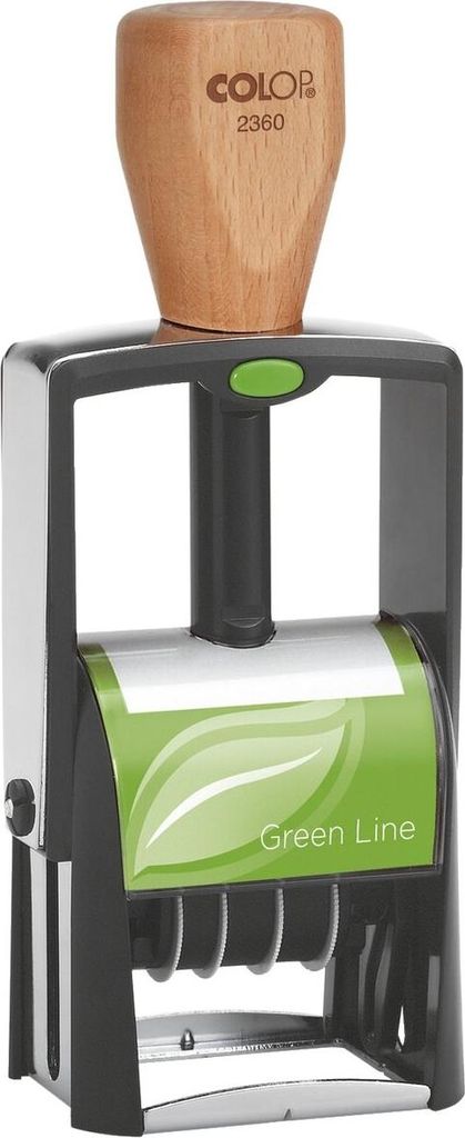 COLOP 23412810 Classic 2360 Green Line - max. 7 Zeilen, 30 x 45 mm