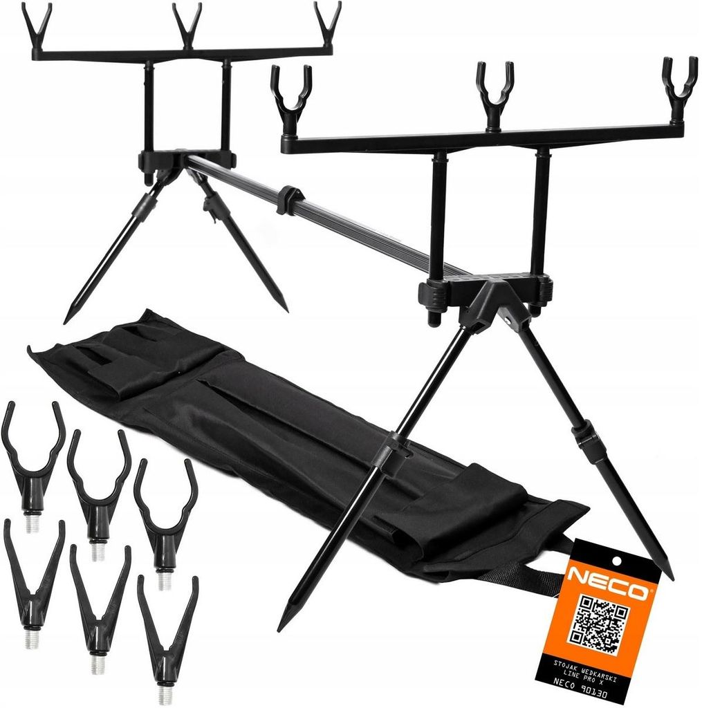 Rod Pod Neco Line Pro X Angelständer Für 3 Ruten + Produktbild 