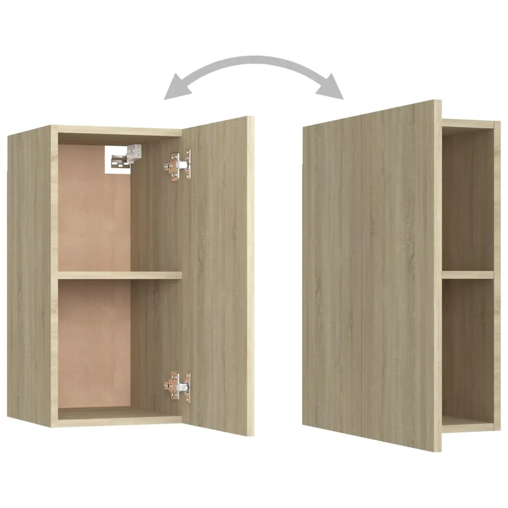 Mobile Porta TV Sospeso vidaXL Sonoma 60cm | Design Moderno Materiale Legno - 7