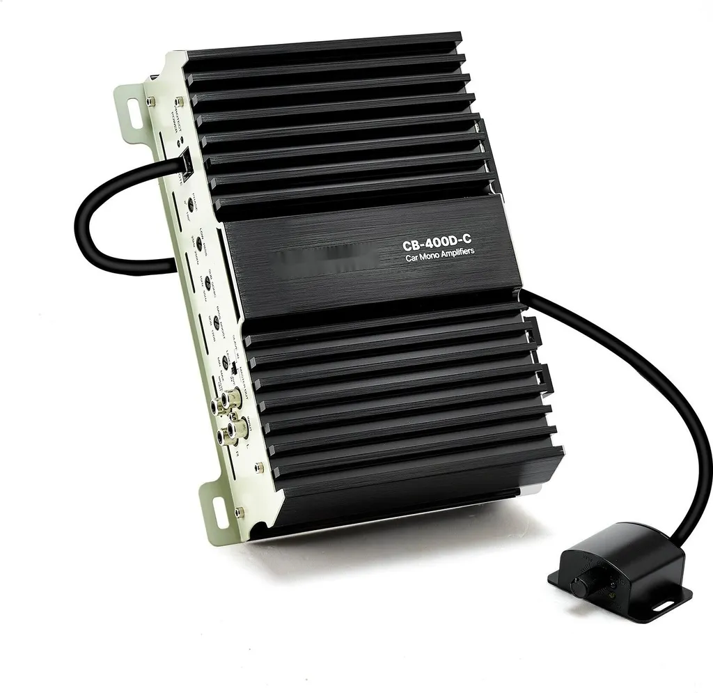 Ampli Voiture 400W RMS Stable 1 Ohm - Élimine les Distorsions du Subwoofer