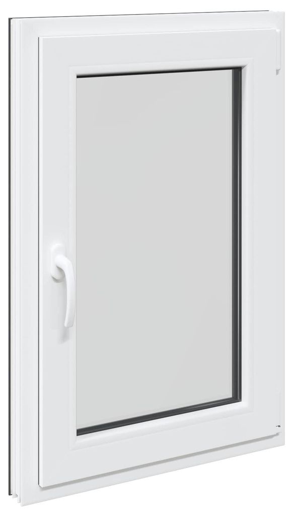 vidaXL Kellerfenster RISOR Anthrazit 60 x 90 cm PVC und Glas