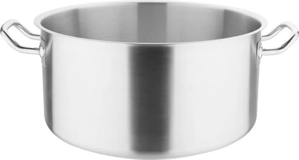 Casseruola Vogue 18,5L Acciaio Inox 18/10 Professionale per Induzione