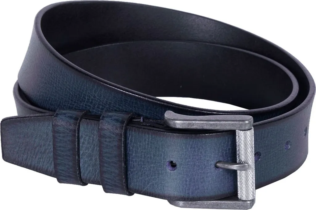 Cintura Pelle Navy Aayden W125: Il Tuo Compagno di Viaggio Chesterfield