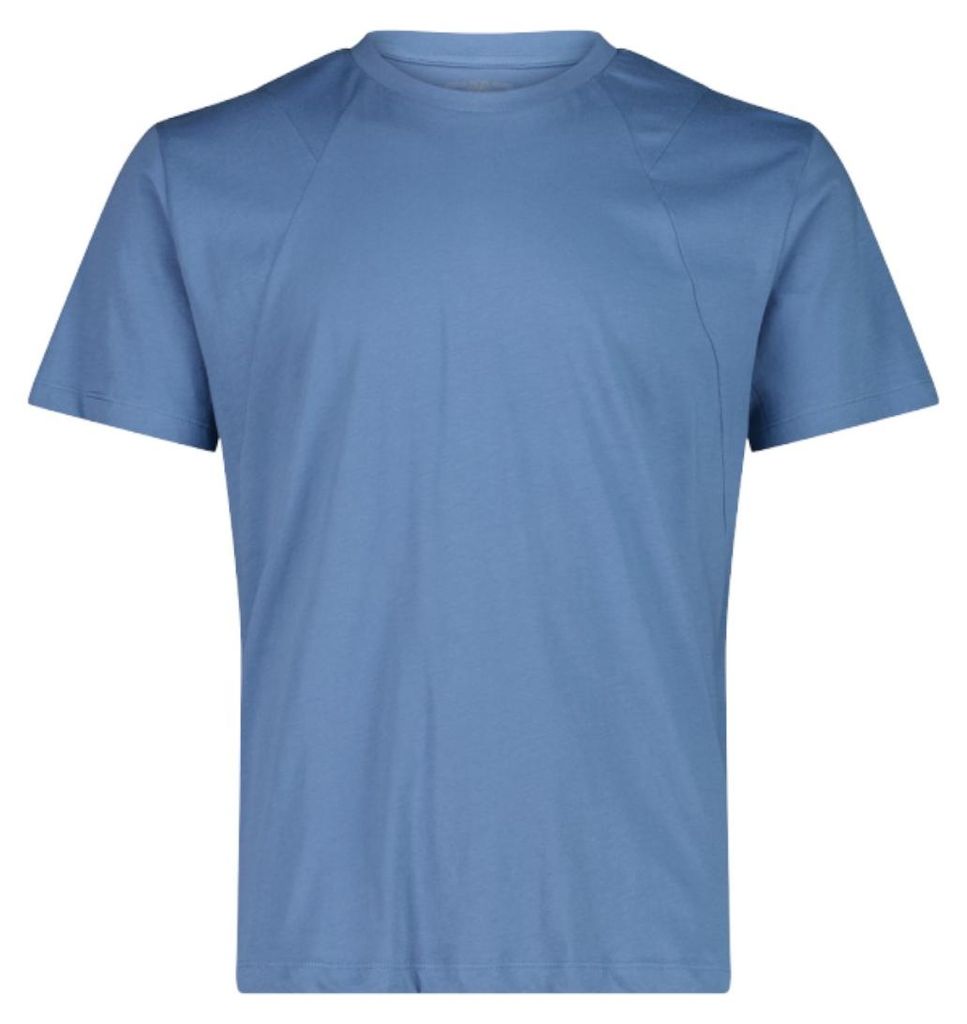 CMP Herren T-Shirt aus Bio Baumwolle blau 48