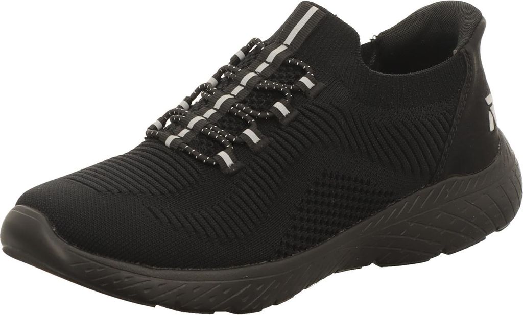 Rieker Sporthalbschuhe Formsohle modisch in schwarz, Gr. 36