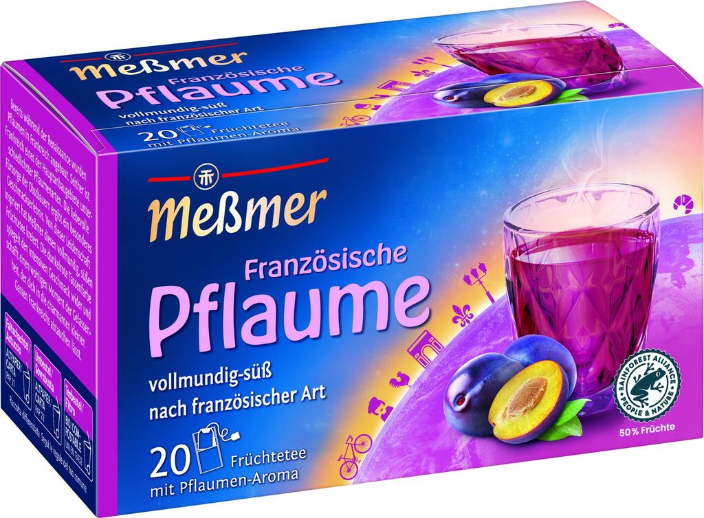 Meßmer Tee Französische Pflaume 107828 20St Immagine del prodotto 