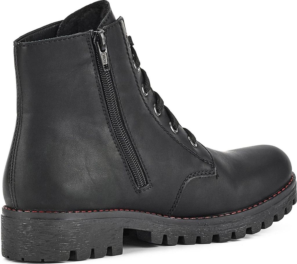 Rieker Schnürstiefel - Tiefschwarz Kunstleder Größe: 39 Produktbild 115