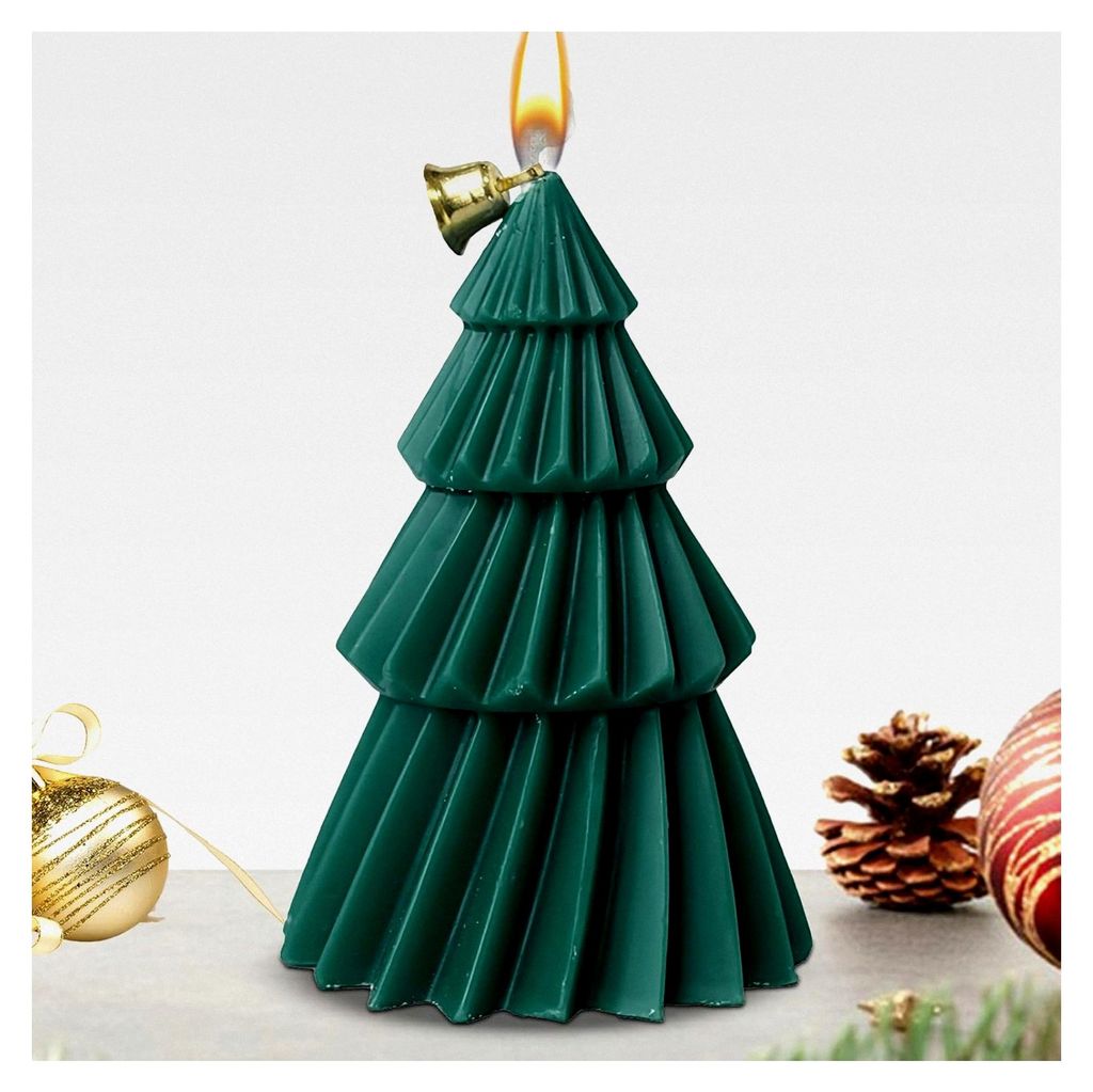 Weihnachtskerze | Handgefertigter Christbaumschmuck mit Duft, Handgemachte Tischdekoration für Zuhause, Geburtstag, Damen, Arbeitszimmer, Diele, E...