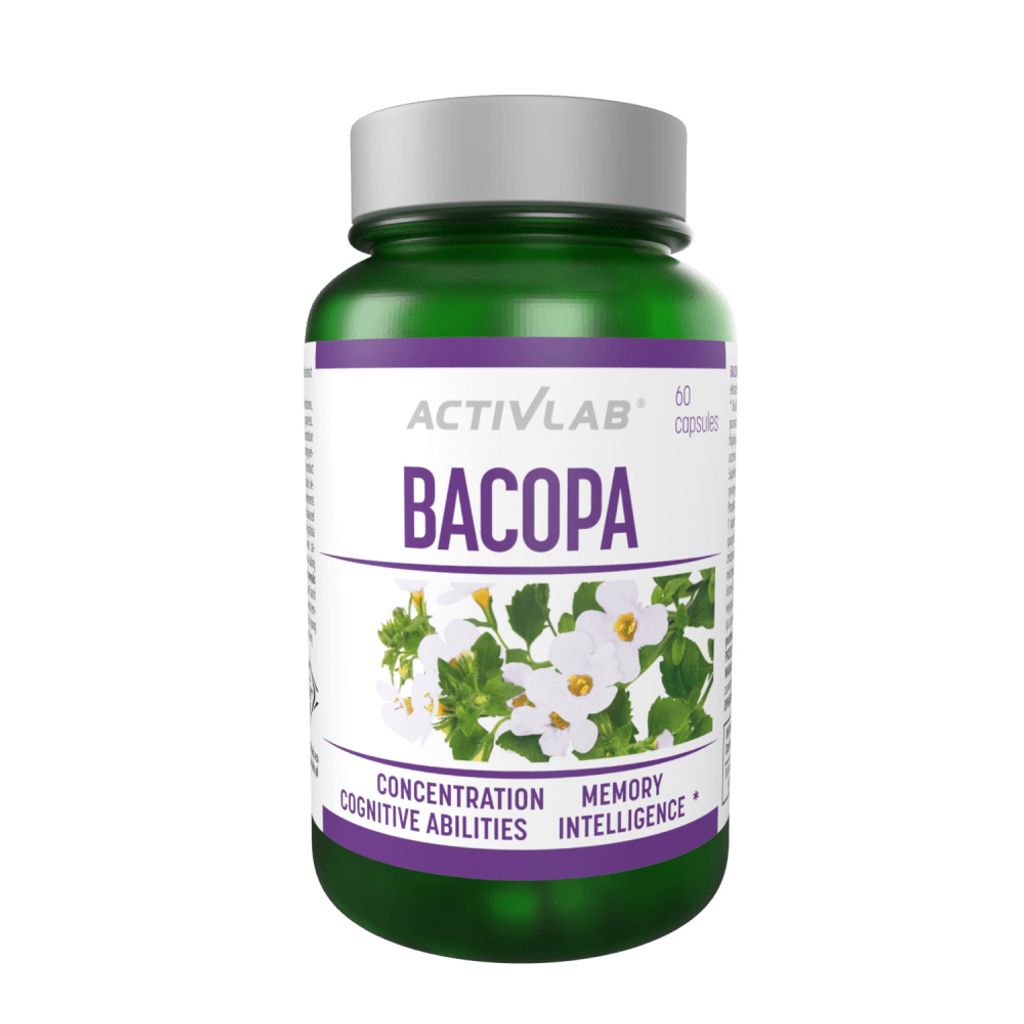 Activlab Bacopa – Unterstützung für Gehirnfunktionen, Konzentration und Gedächtnis, 60 Kapseln