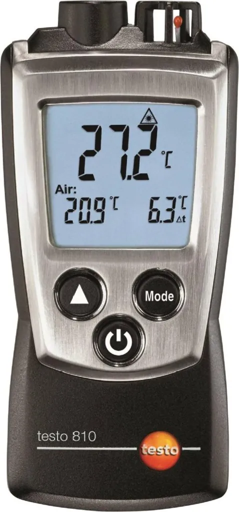 Appareil de mesure thermique Testo 810 avec double capteur de précision