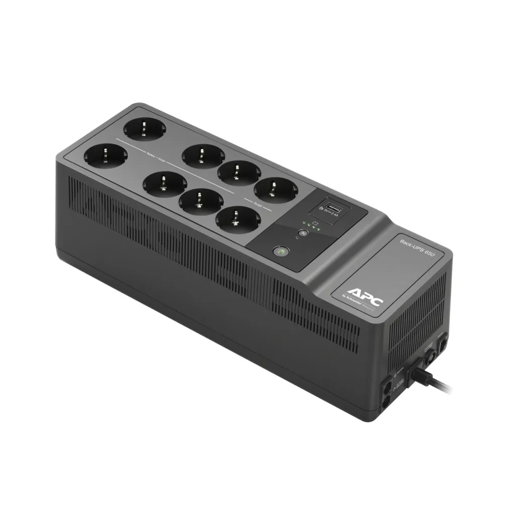 APC BE650G2-IT Onduleur 650VA 8 Sorties avec Protection Contre Surtension