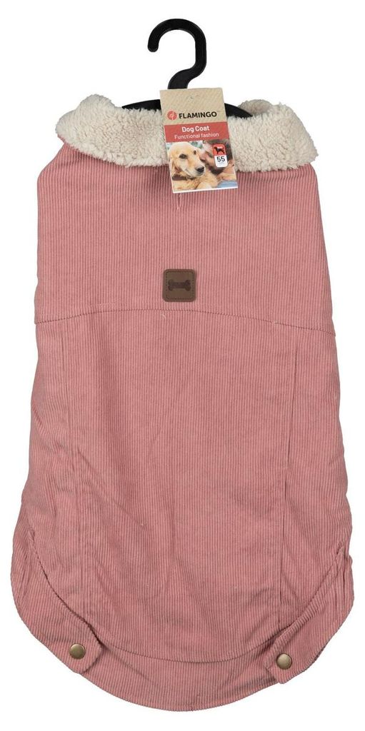 Flamingo Hundemantel Endor rosa, Rückenlänge: 55 cm