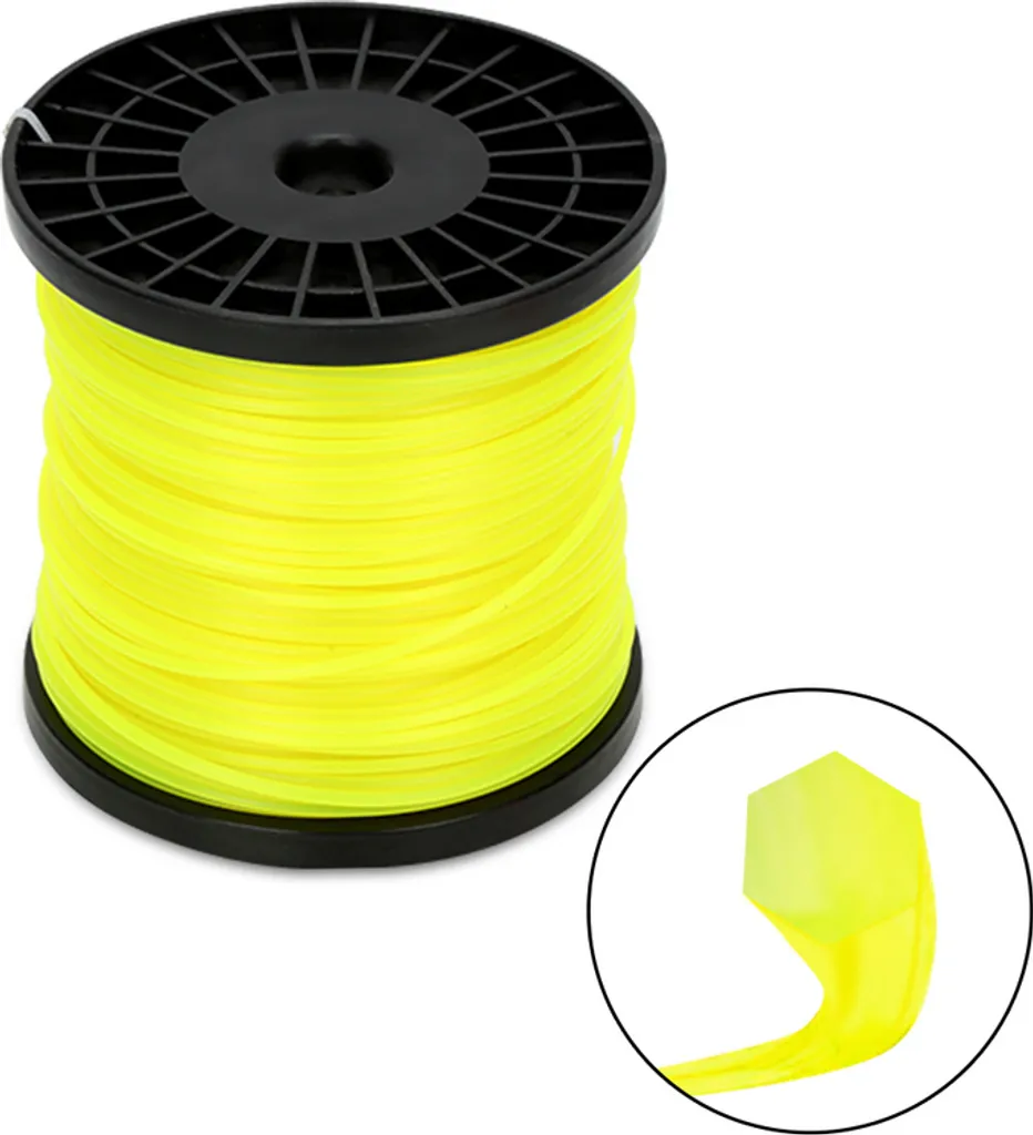 Jiubiaz linea trimmer 100M esagonale 3mm linea falciante per decespugliatore nylon bobina trimmer