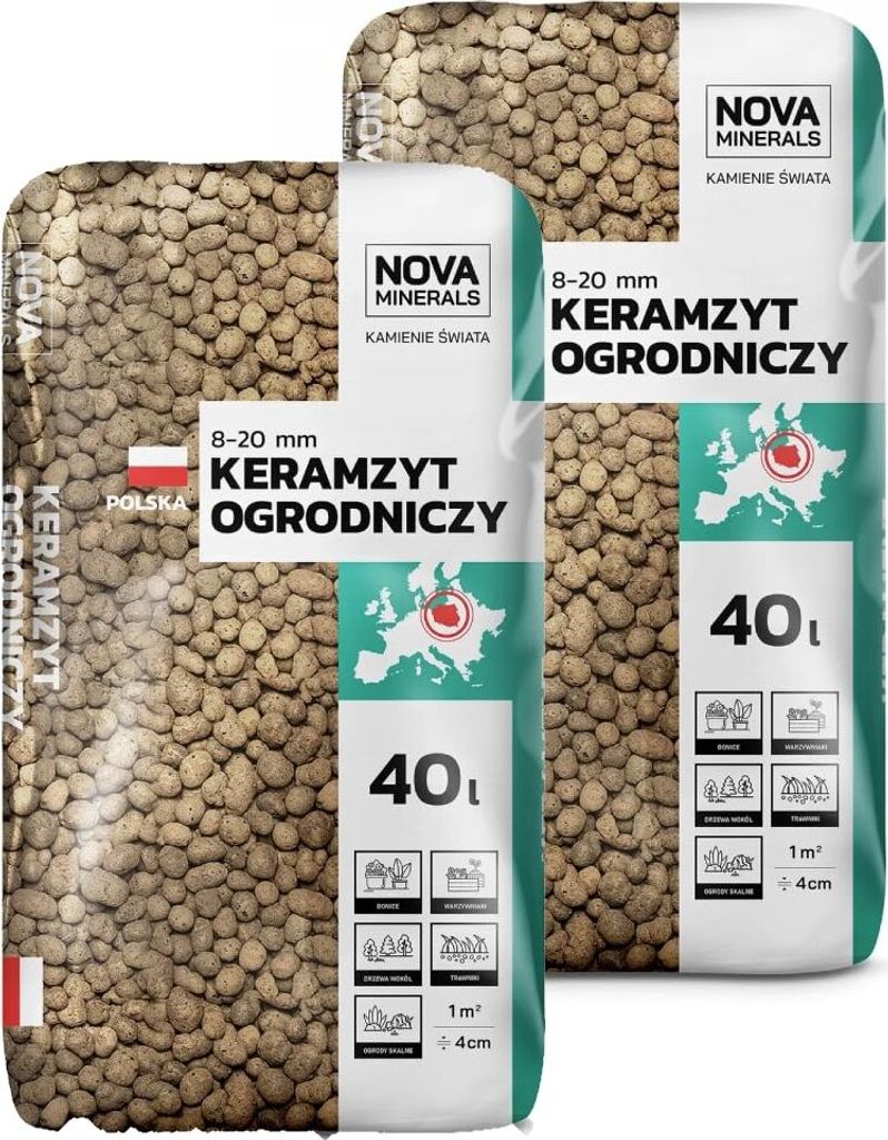 Nova Minerals Keramsit Blähton für den Garten (8-20 mm) – Produktbild 