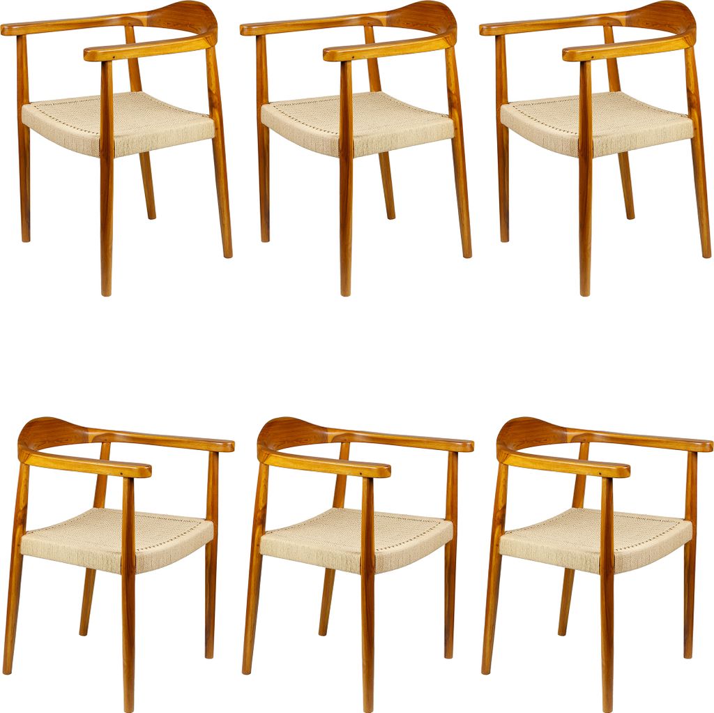 Esszimmer-Stuhl Holz, Größe:6er Set