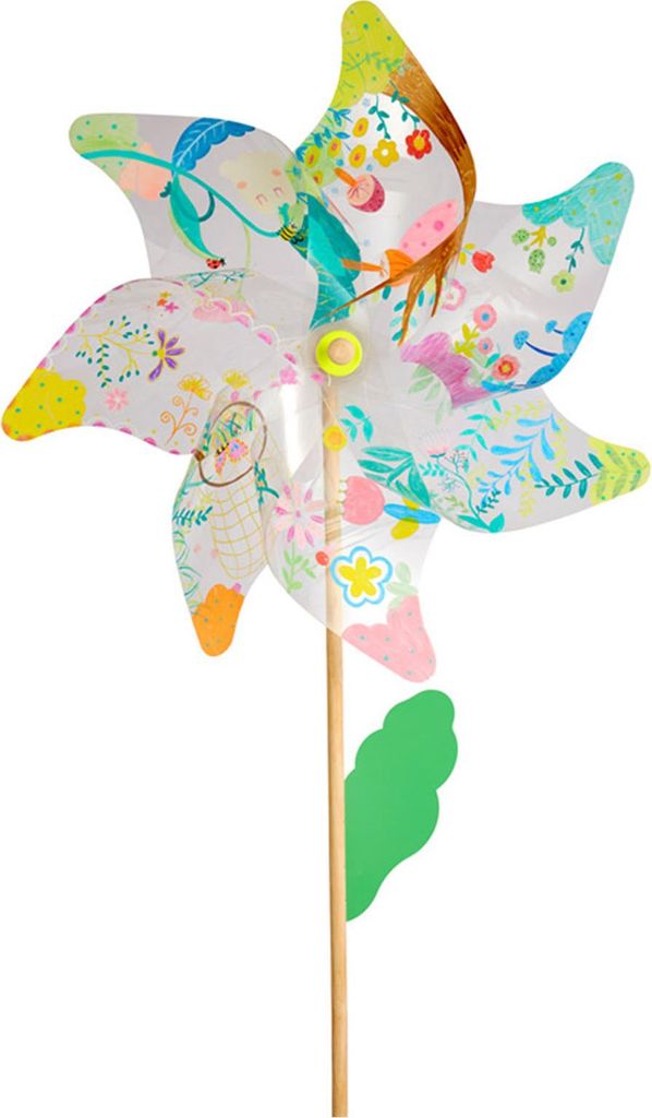 Windmühlenspielzeug farbenfrohe Graffiti transparent PVC DIY Kindermalerei Kunst Kunst