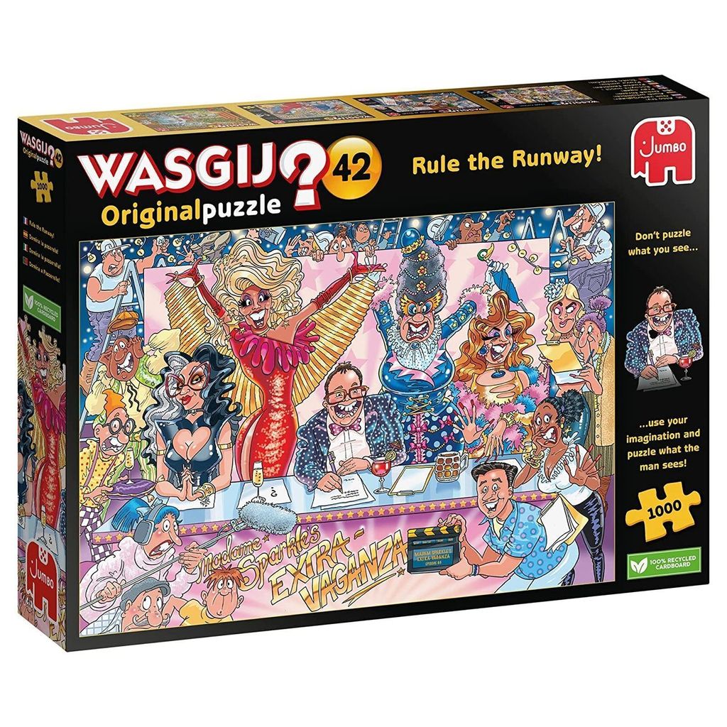 Jumbo Spiele 1110100013 Wasgij Original 42 Rule the Runway! 1000 Teile Puzzle