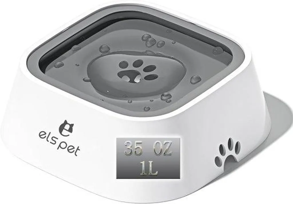 Bouteille de voyage pour animaux de compagnie 1L avec bec anti-éclaboussure