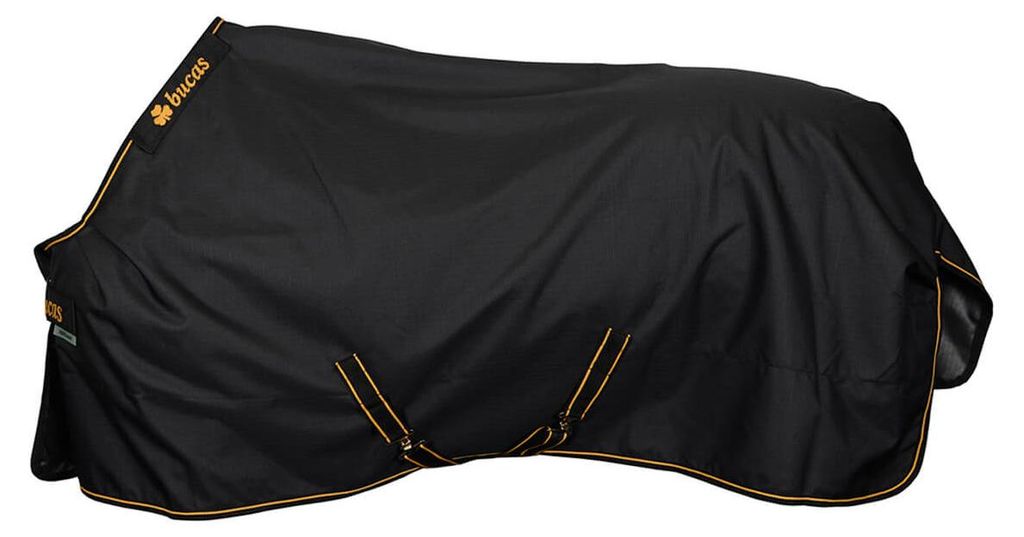 Bucas Outdoordecke 0g Irish Turnout Regendecke Black/Gold Produktbild 