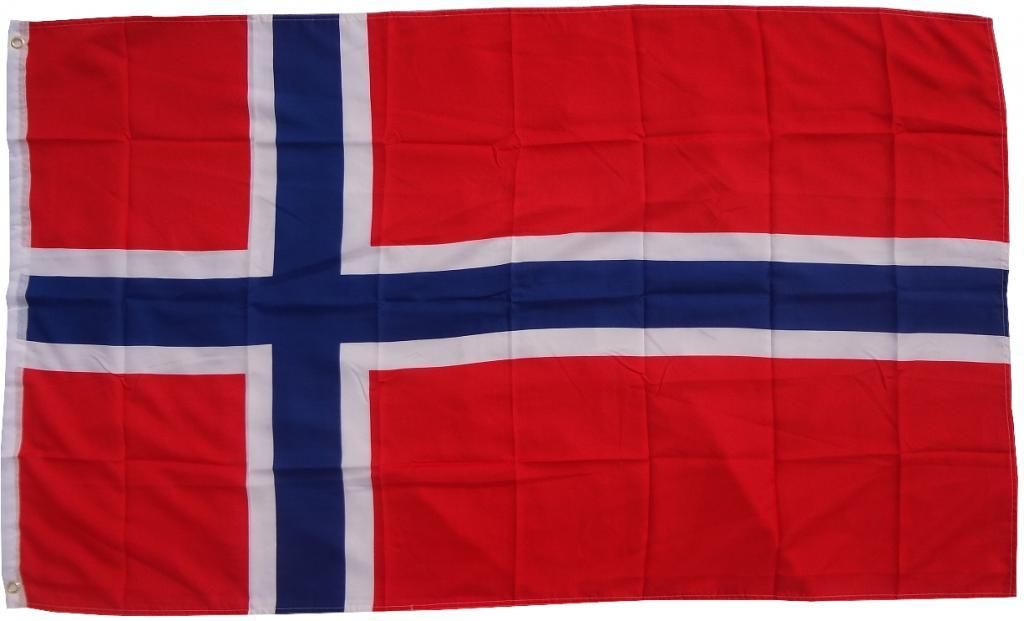 Flagge Norwegen 90 x 150 cm - Fahne- reißfest - rissfest - Produktbild 