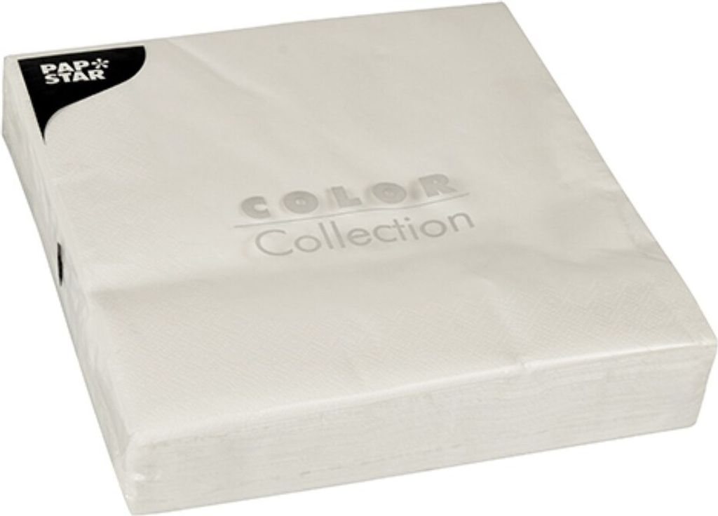 PAPSTAR Servietten 1/4-Falz, 40x40 cm, weiß, 2-lagig | Produktbild 
