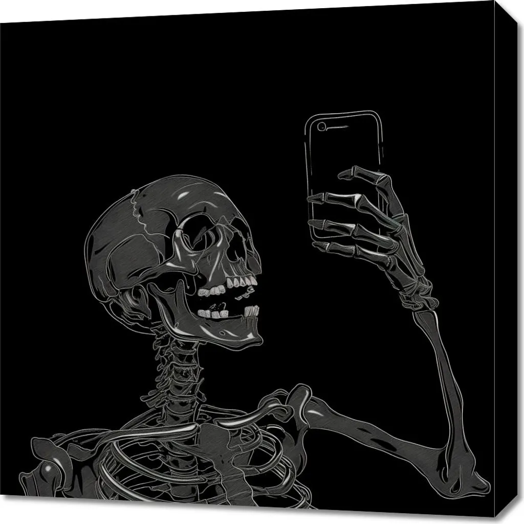 Quadro Selfie fuori dal tempo 60x60 - Must-Have Wall Art per Loft