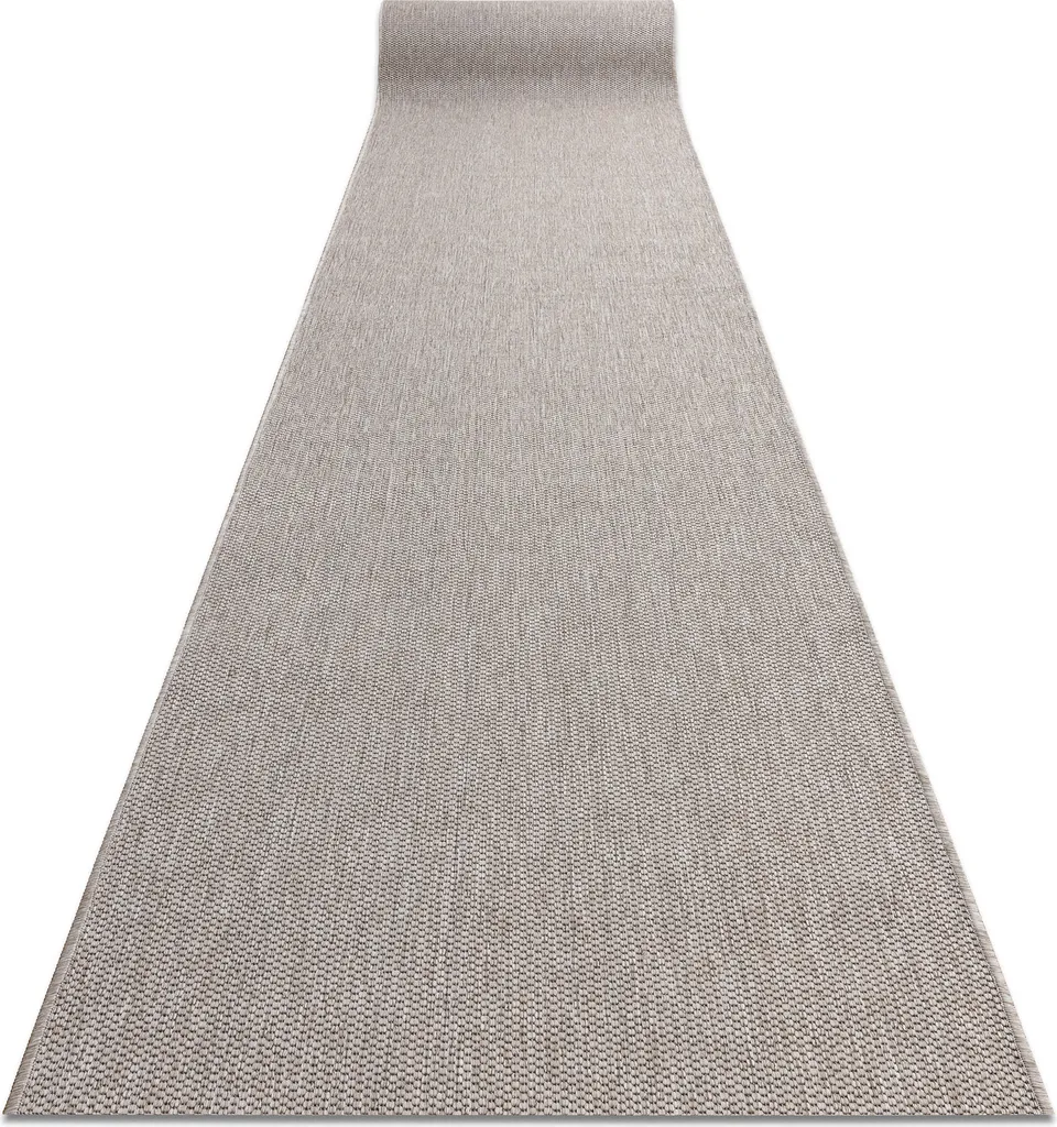 Tapis de passage FLOORLUX 70x100 cm gris argenté pour couloir et hall