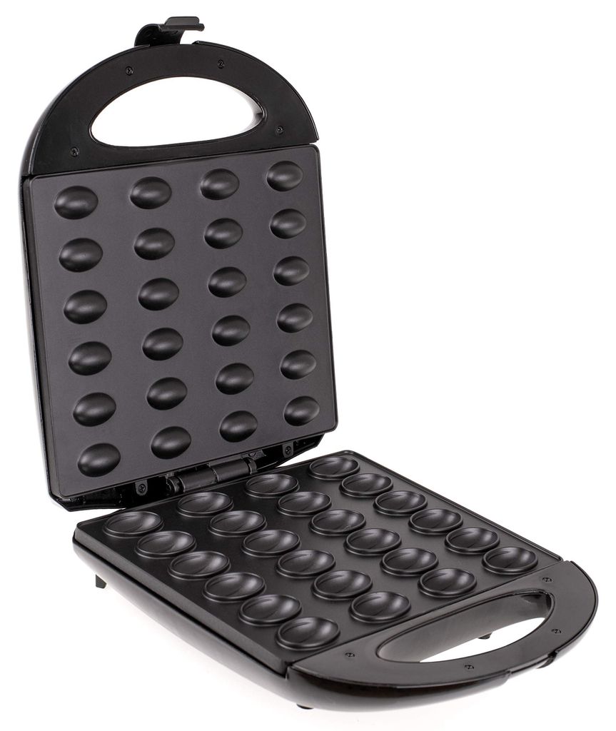 Mesko Home MS 3041, 24 wafels, elliptische vorm, zwart, Productafbeelding 