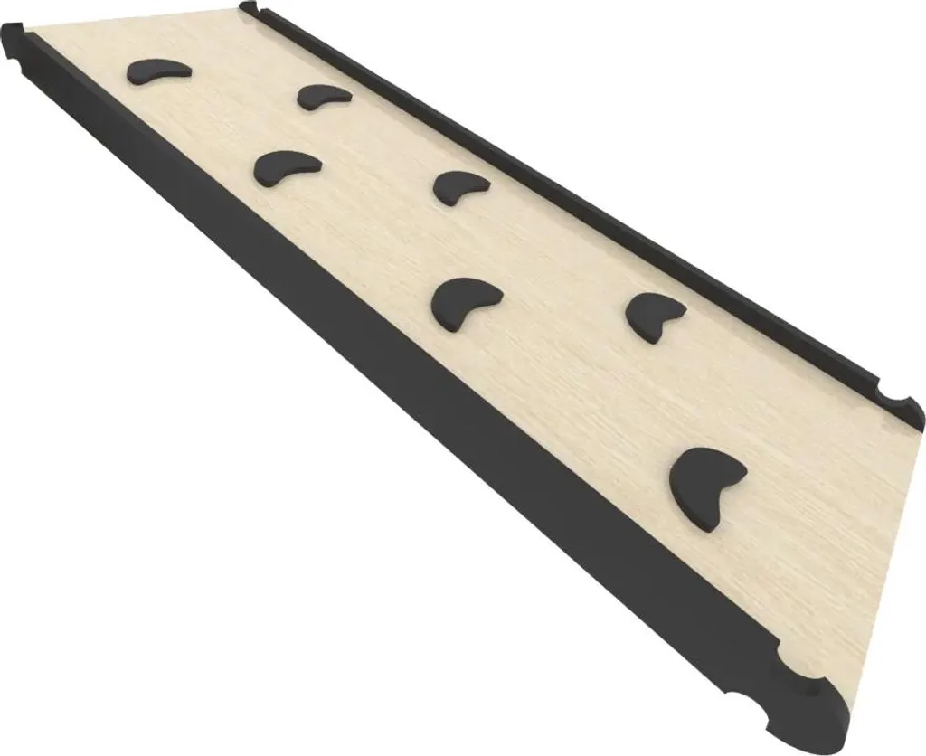 Scivolo Montessori Moon Nero | Design Moderno per Bambini 2-in-1