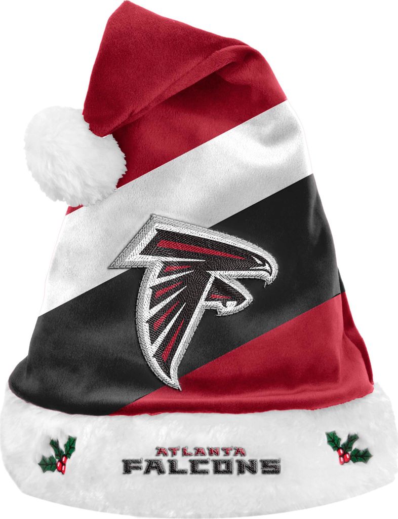 Foco NFL Atlanta Falcons Basic Santa Claus Hat Weihnachtsmann Mütze