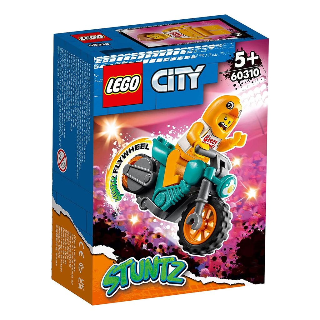 Moto Acrobatica Lego City Con Pollo 60310 Immagine del prodotto 