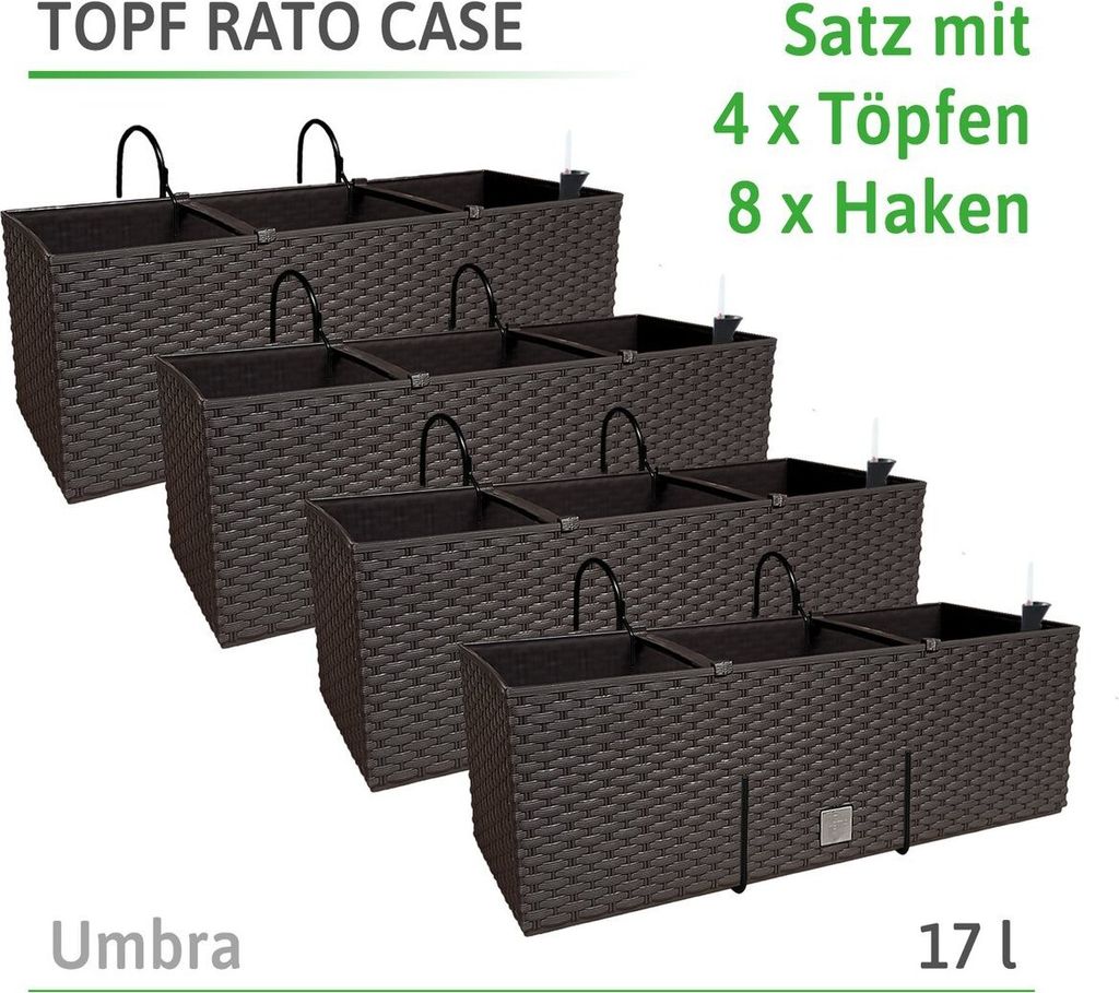 Květináč Rato case DRTC500-S449 Umbra 4 barvy Zavlažovací Obrázek produktu 