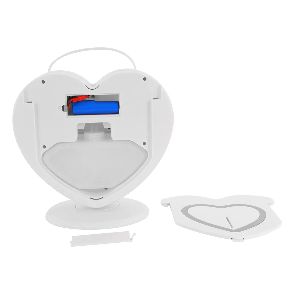 Machine à bulles automatique 360° pivotante cœur blanc avec télécommande - 6
