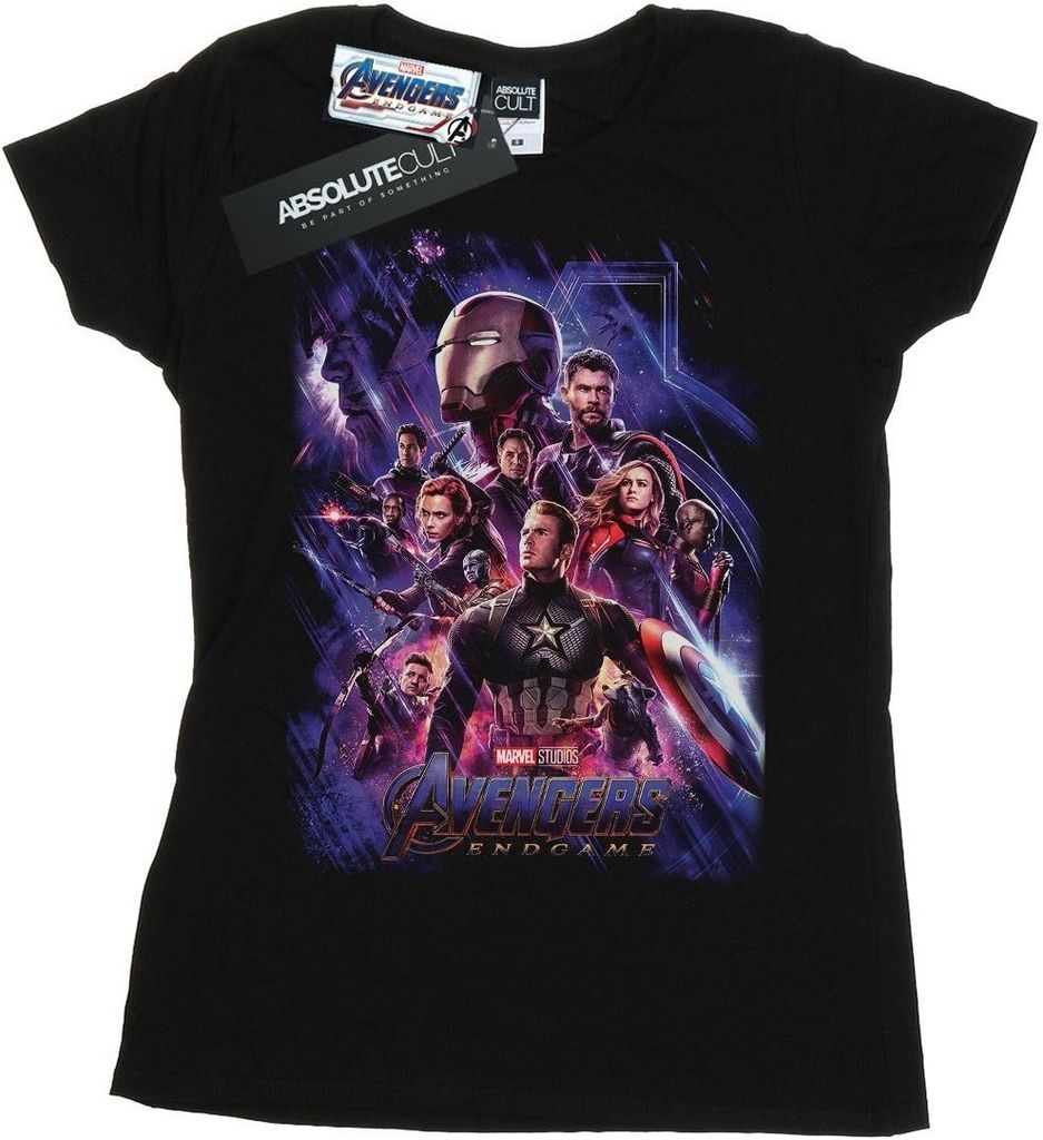 Marvel - "Avengers Endgame" T-Shirt für Damen BI5311 (M) (Schwarz)