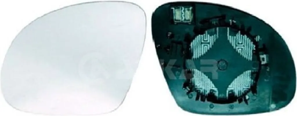 Vitre de rétroviseur cassée ? Verre gauche ALKAR pour Yeti 5L0857521B