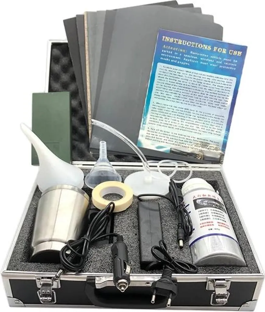 Kit Riparazione Fari Polimero Liquido 800ml - Lucidatura Chimica Professionale