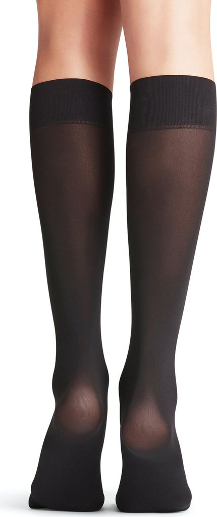 Falke Pure Matt 50 Den W Ti Semicoprenti Tinta Unita Collant, Nero